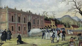 L’exécution de José María Morelos en 1815