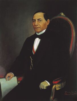 Portrait officiel de Benito Juárez en 1872