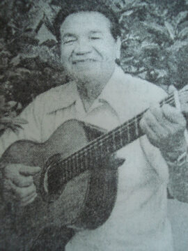 Agustín Barboza, chanteur de “Ñasaindype”, premier enregistrement de guarania, un genre de musique au tempo lent spécifiquement issu de la culture guarani