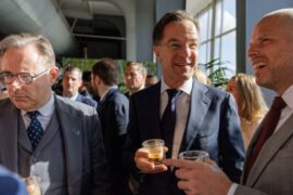 Bart De Wever, Mark Rutte et Theo Francken au salon Bedex de Bruxelles