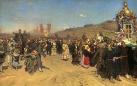 La procession dans la province de Koursk