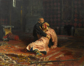Ivan le terrible et son fils Ivan, le 16 novembre 1581