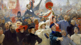 La manifestation du 17 octobre 1905