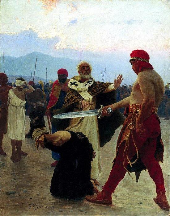 Nicolas de Myre empêchant la mort de trois innocents