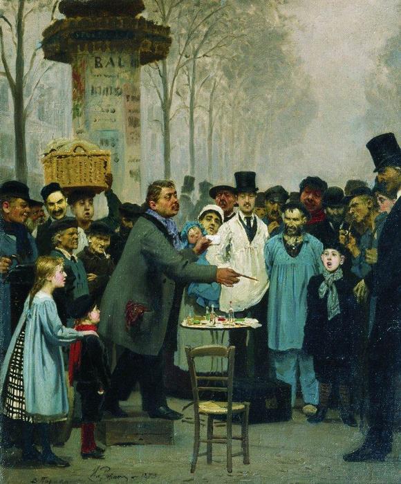 Un vendeur de nouveautés à Paris