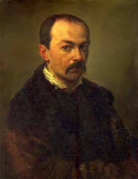 Pavel Fedotov, auto-portrait