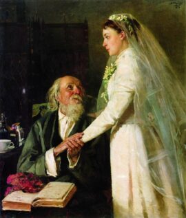 Vladimir Makovsky, Un adieu sous la couronne, 1894