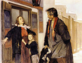 Vladimir Makovsky, N’y va pas ! [à la taverne], 1892