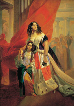 Portrait de la comtesse Ioulia Samoilova avec sa fille Amazilia Paccini