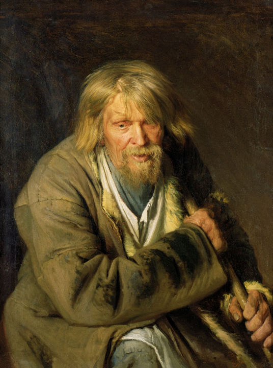 Le vieil homme à la béquille