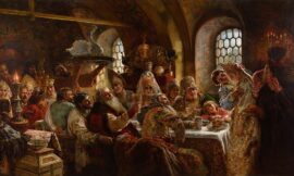 Constantin Makovski, Noce dans une famille boyarde, 1883