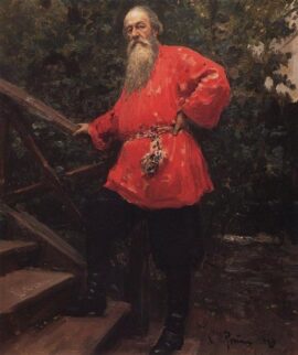Vladimir Stassov par Ilya Répine