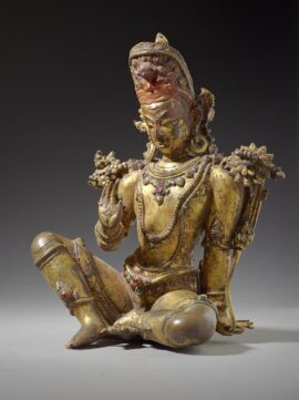 Statue népalaise du 16e siècle représentant le dieu Indra