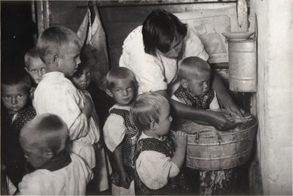 Premier jardin d'enfant en URSS, photo d'Arkadi S. Chaïkhet