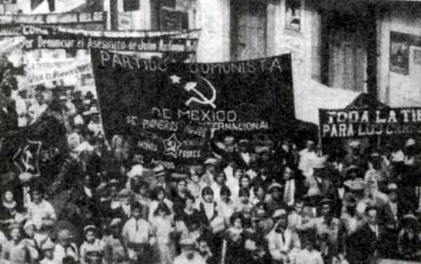 Cortège du Premier Mai 1929 à Mexico City - Photo de Tina Modotti