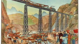 Construction du chemin de fer de Tianlan - 1952