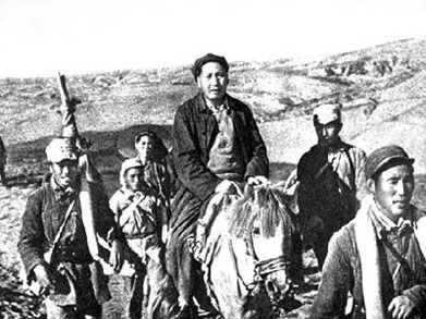 Mao Zedong durant la Longue marche
