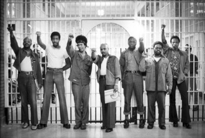 Militants BPP à la prison de San Francisco - 1970
