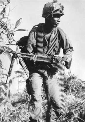 Soldat afro-américain au Vietnam