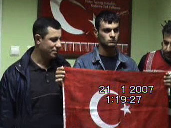 Nationaliste et policiers turcs