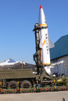 Le missile Prithvi