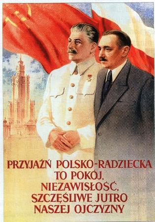 Staline et Boleslaw Bierut