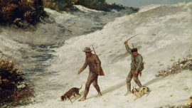 Braconniers dans la neige (1864)