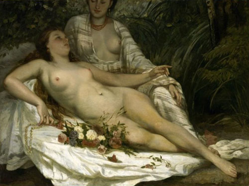 Baigneuses, ou Deux femmes nues (1858)