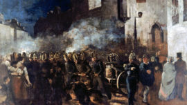 Pompiers courant à un incendie (1819)