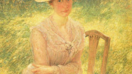 Émile Claus - Portret van Jenny Montigny (Portrait de Jenny Montigny)