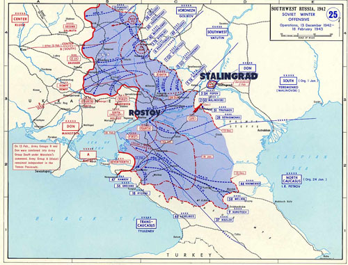 L’offensive soviétique en hiver, décembre 1942-février 1943