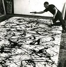 Jackson Pollock dans son atelier, Wikipédia