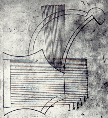 Luth de type Rabâb, illustration du Grand Livre de la Musique