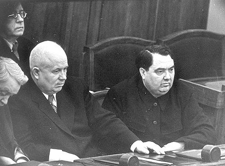 Nikita Khrouchtchev et Georgi Malenkov