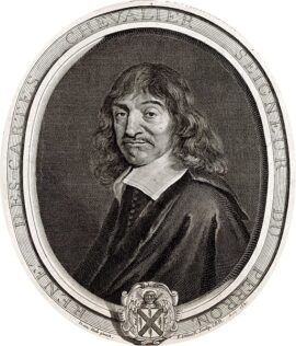 Portrait de René Descartes, avant 1707.