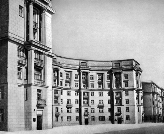 Habitations à Leningrad, 1936-1940