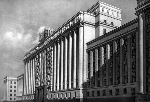 Maison des soviets à Leningrad