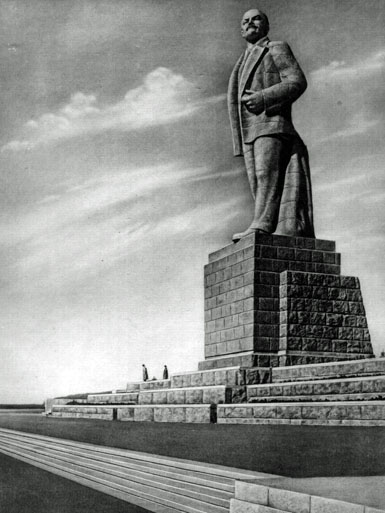 Monument à Lénine, Canal de Moscou