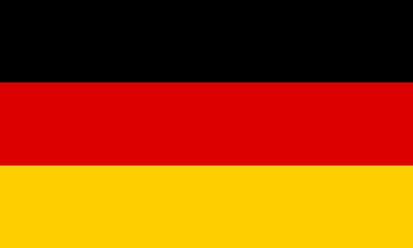Le drapeau de la RDA, démocratique et populaire, à sa fondation en 1949