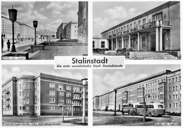Stalinstadt, la première ville socialiste d’Allemagne