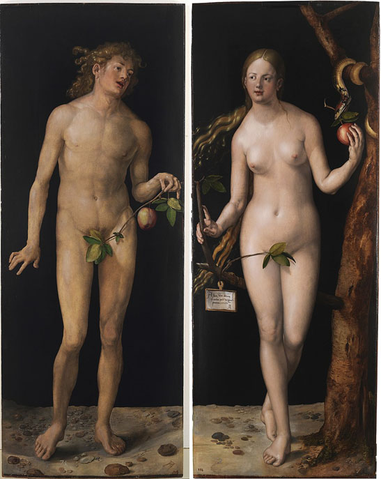 Adam et Ève par Albrecht Dürer (1471–1528)
