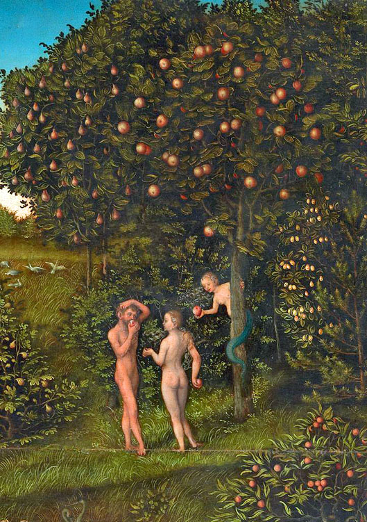 Le jardin d’Eden par Lucas Cranach l’Ancien (1472–1553)
