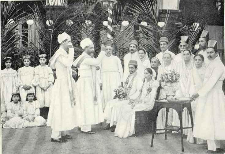 Mariage zoroastrien en Inde au début du 20e siècle