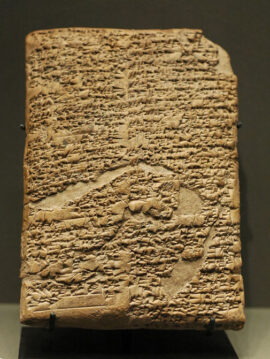 Tablette de copie du prologue du Code de Hammourabi, 18e siècle avant notre ère