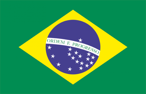 Le drapeau du Brésil, avec le mot d’ordre d’Auguste Comte.