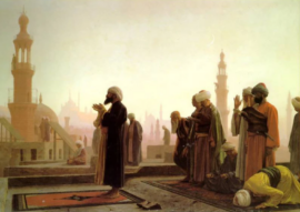 Jean-Léon Gérôme, Prière sur les toits du Caire, 1865