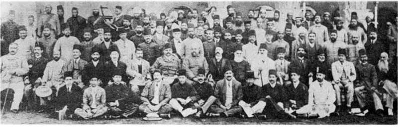 La réunion de 1906 de la All India Muhammadan Educational Conference dans le palais du Nawab de Dacca